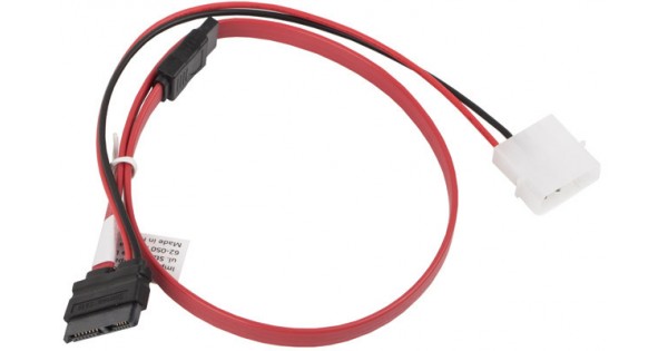 Kabel Sata Data III 6Gb s Micro Sata Zasilanie Molex Dla Dysków 1 8