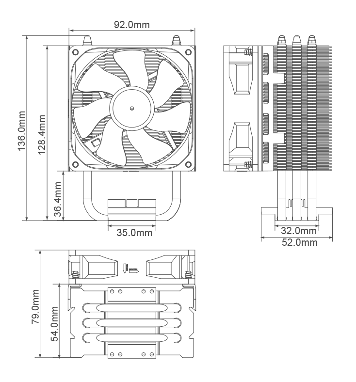 Wentylator Cpu Cooler Master Hyper Tx3i