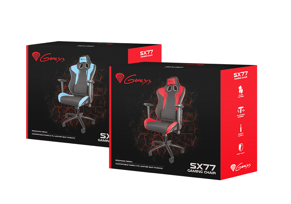 Fotel Dla Gracza Genesis SX77 Gaming Chair Black 7