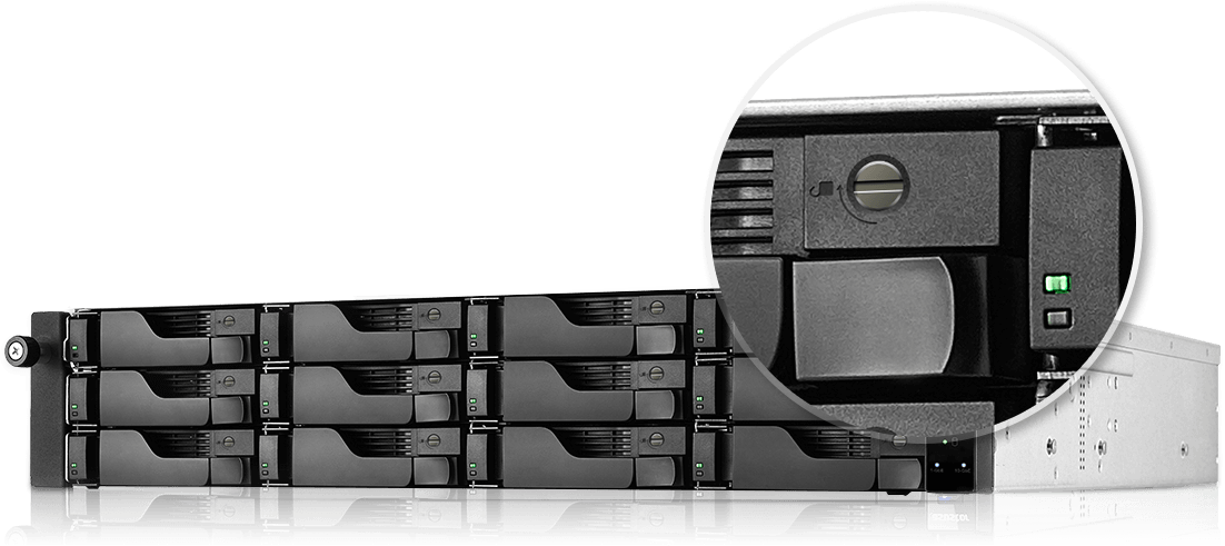 Sieciowy Serwer Plików NAS Asustor AS6212RD 12-Dyskowy Rack U2 6