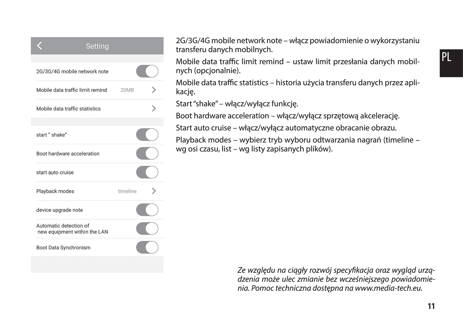 CLOUD IP CAM 360 -Kamera IP WIFI 360 stopni instrukcja obsługi 11