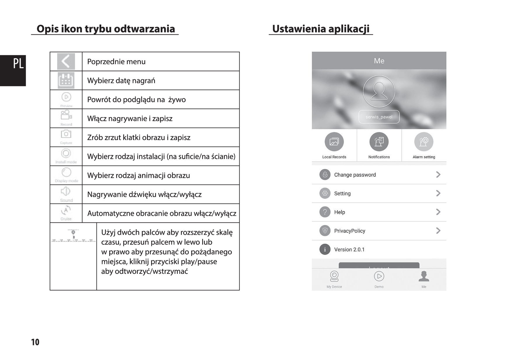 CLOUD IP CAM 360 -Kamera IP WIFI 360 stopni instrukcja obsługi 10