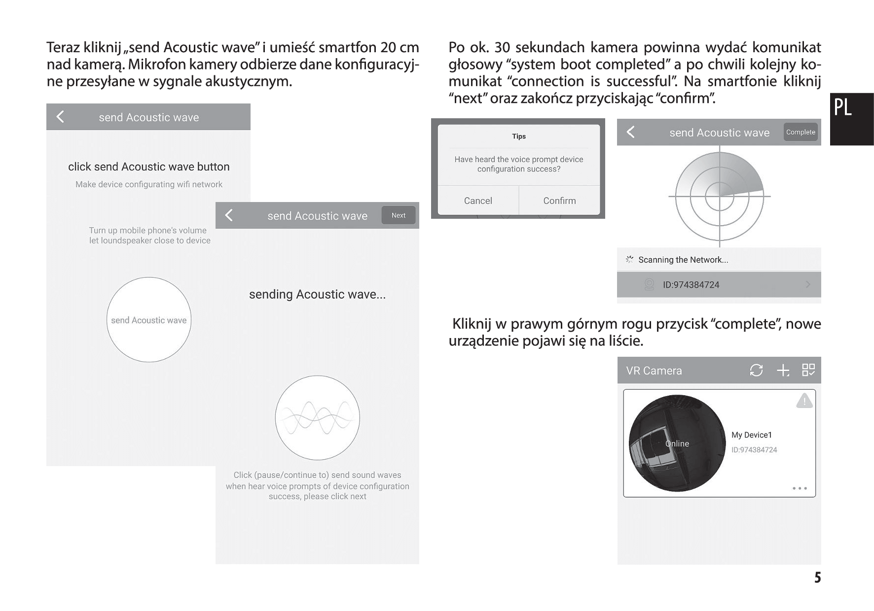 CLOUD IP CAM 360 -Kamera IP WIFI 360 stopni instrukcja obsługi 5