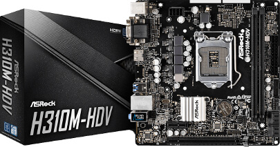 Płyta ASRock H310M-HDV /H310/DDR4/SATA3/USB3.1/PCIe3.0/s.1151/mATX