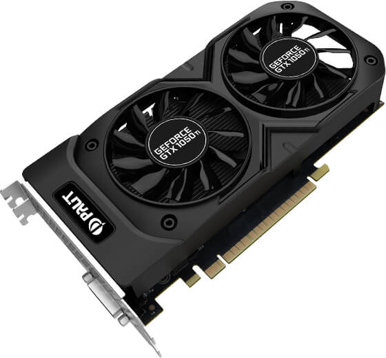 Karta VGA Palit GTX1050 Ti DUAL 4GB GDDR5 128bit DVI+HDMI+DP PCIe3.0