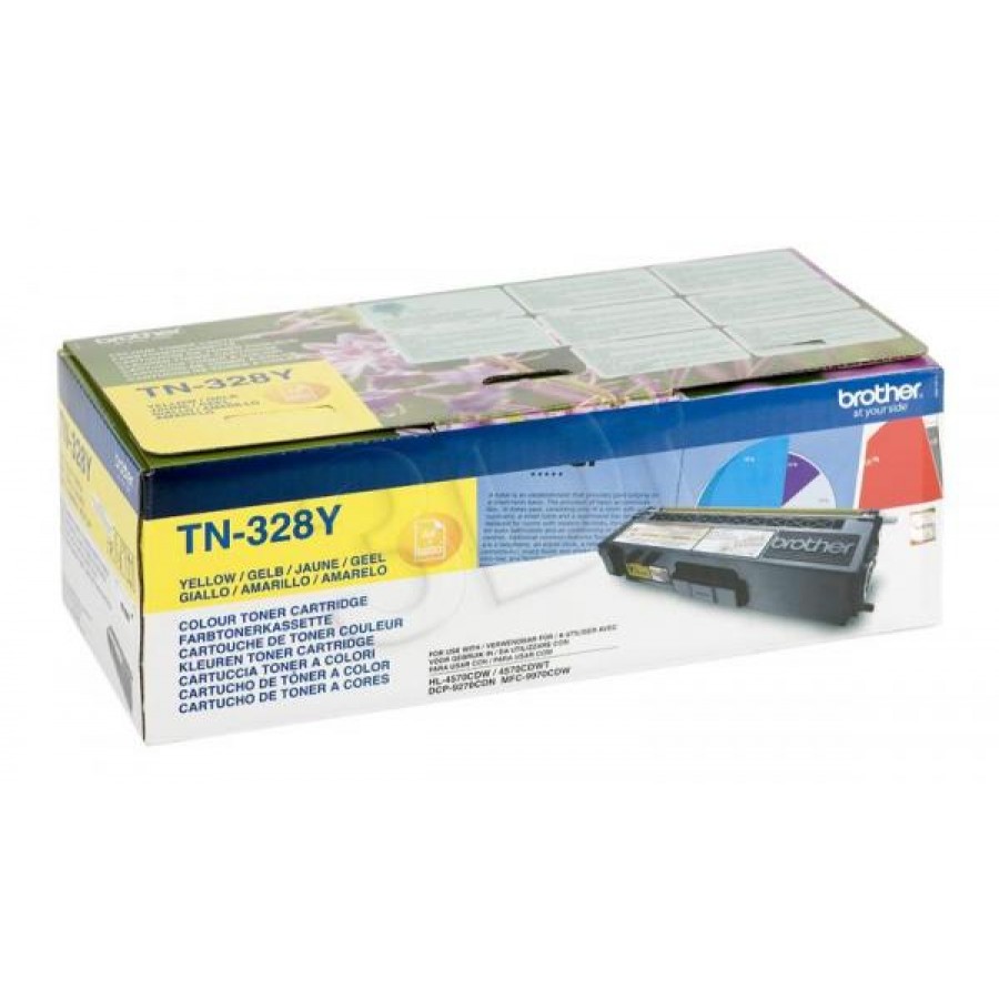 Toner Żółty TN328Y II 6000stron