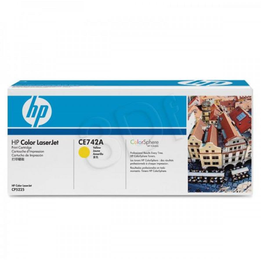 Toner HP Yellow Ce742a