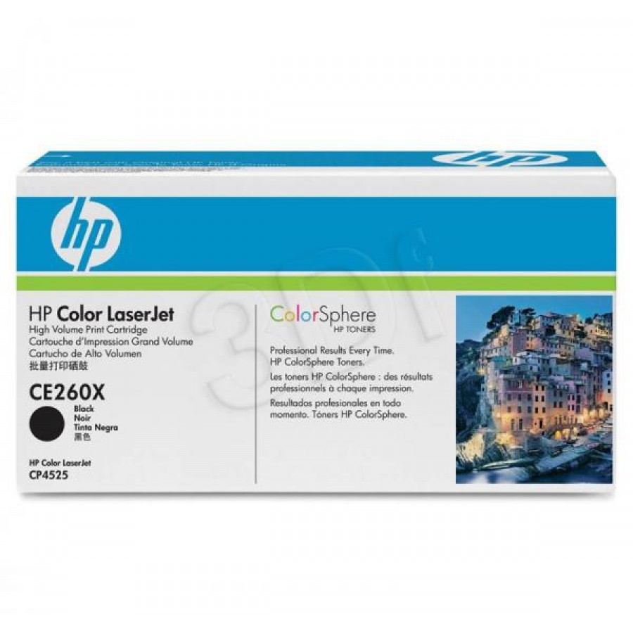 Toner HP Ce260x Black