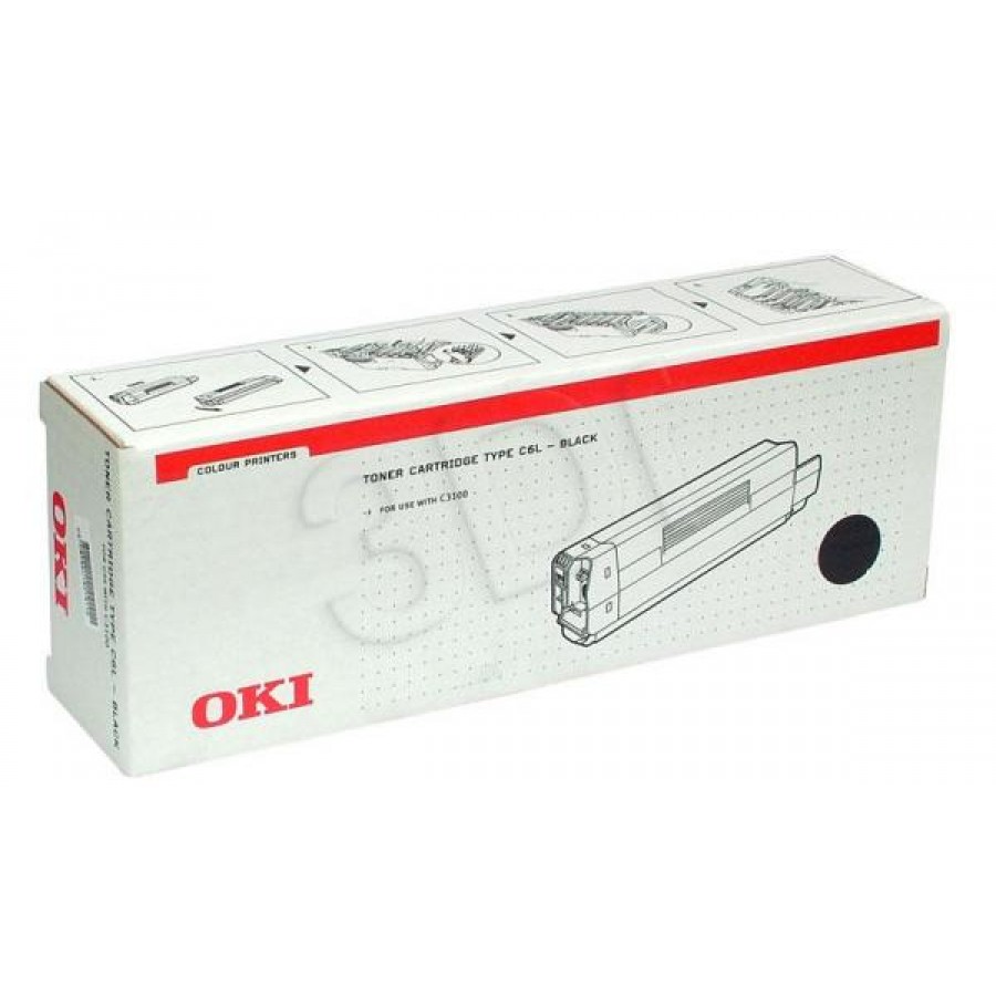 Toner Oki Czarny Do C3100 3k