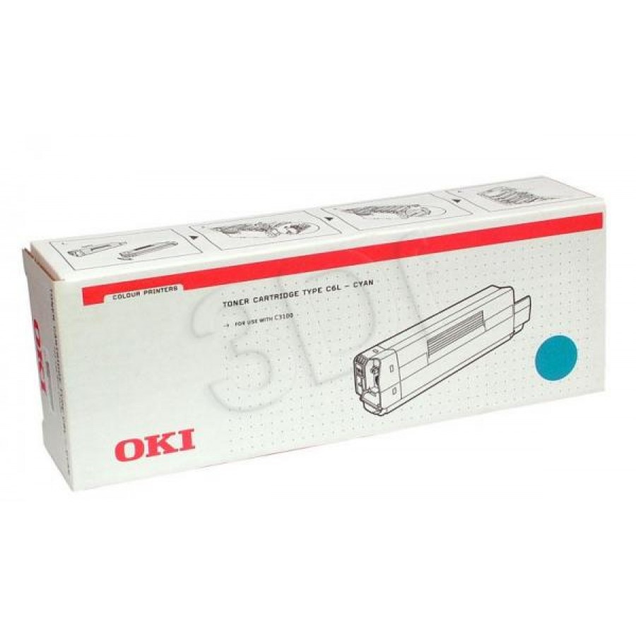 Toner Oki Cyan Do C3100 3k