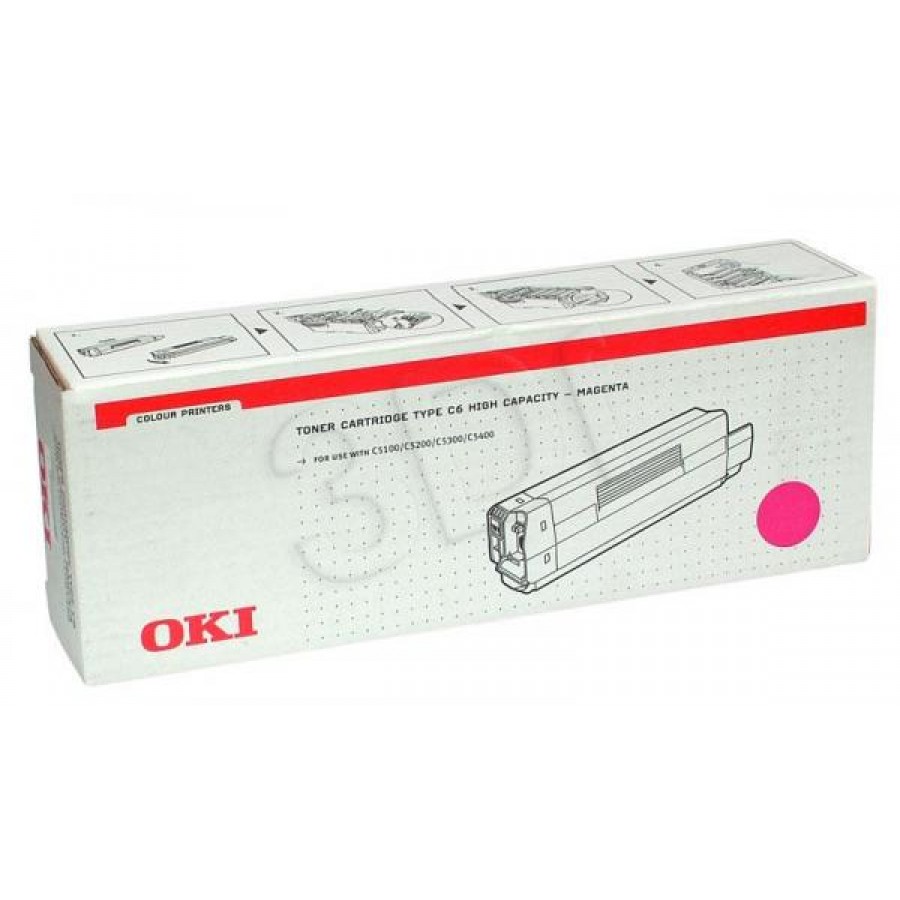 Toner Magenta Do Oki C5100 /5200/ 5300/5400 5k