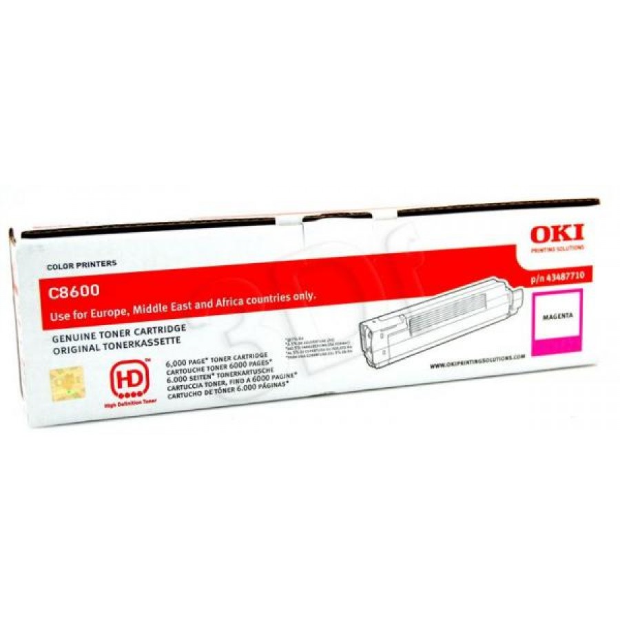 Toner Oki Magenta Do C8600 6k