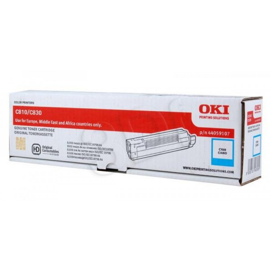 Toner Cyan Do Oki C800 8k