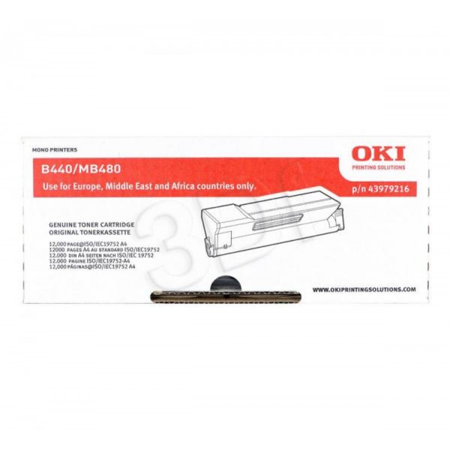 Toner Czarny Do Oki Mb480