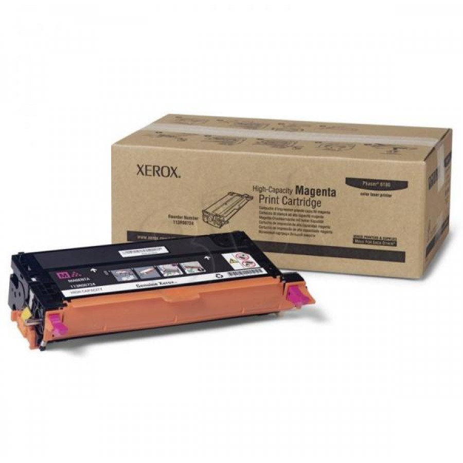 113r00724 Toner Magenta Hi Do Phaser 6180