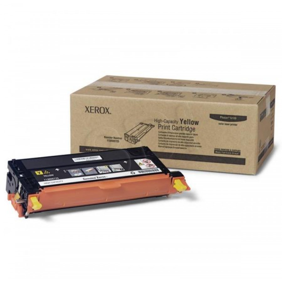 113r00725 Toner Yellow Hi Do Phaser 6180