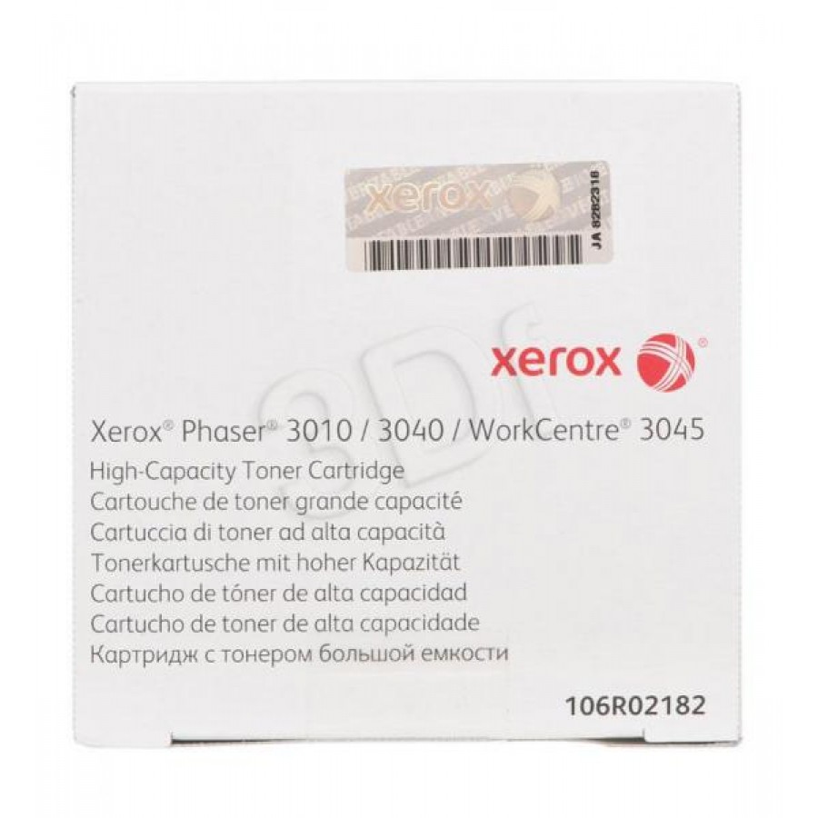 Toner Black Hi Capacity Do Xerox Phaser 3010/30