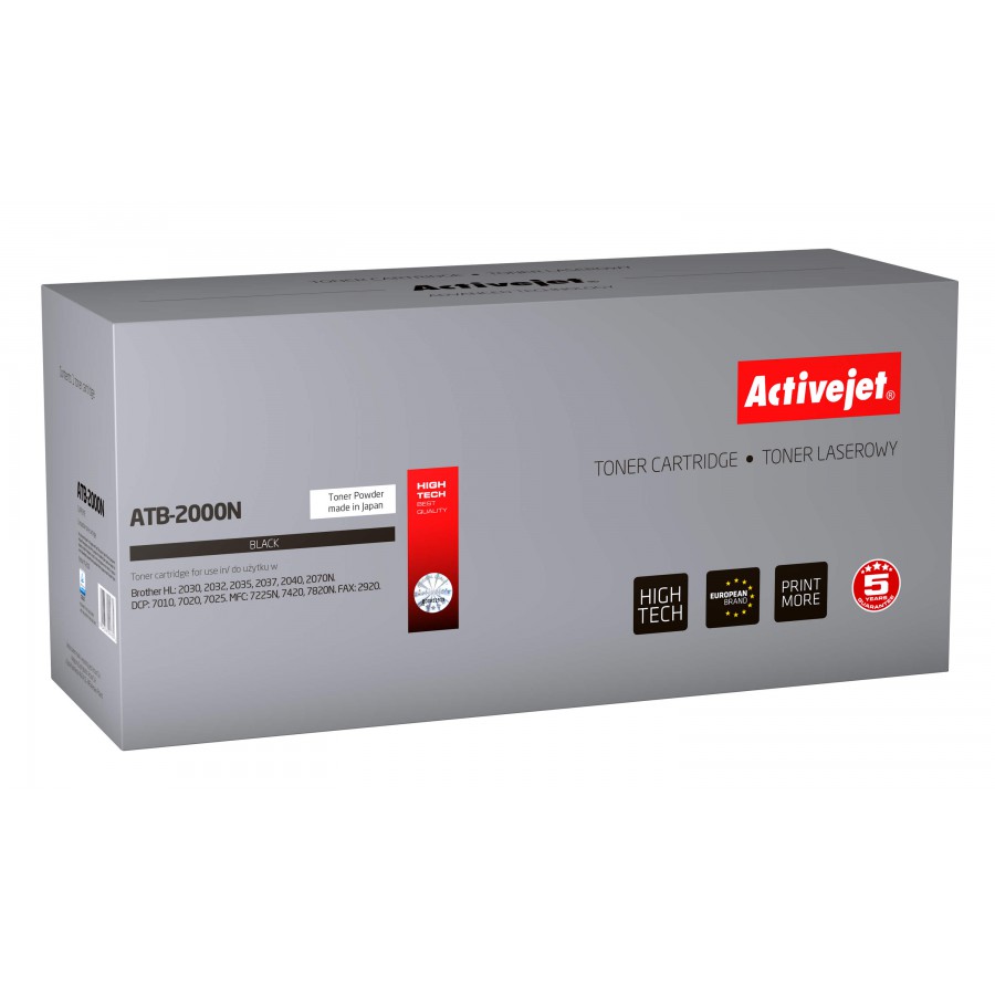 ActiveJet ATB-2000N [AT-2000N] toner laserowy do drukarki Brother zamiennik TN2000 2500stron