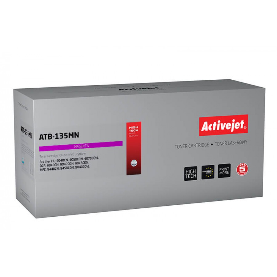 Toner Activejet ATB-135MN zamiennik Brother TN-135M/TN-130M 4000 str. czerwony