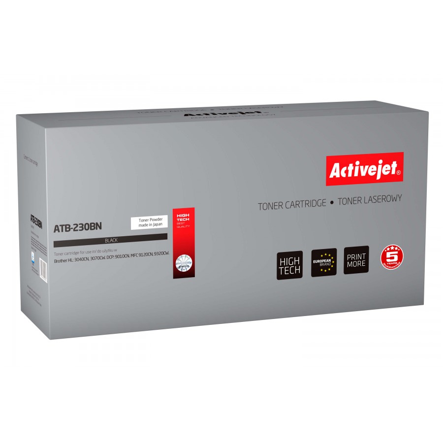 Activejet ATB-230bn Toner Laserowy Do Drukarki Brother Zamiennik TN-230bk 2200stron