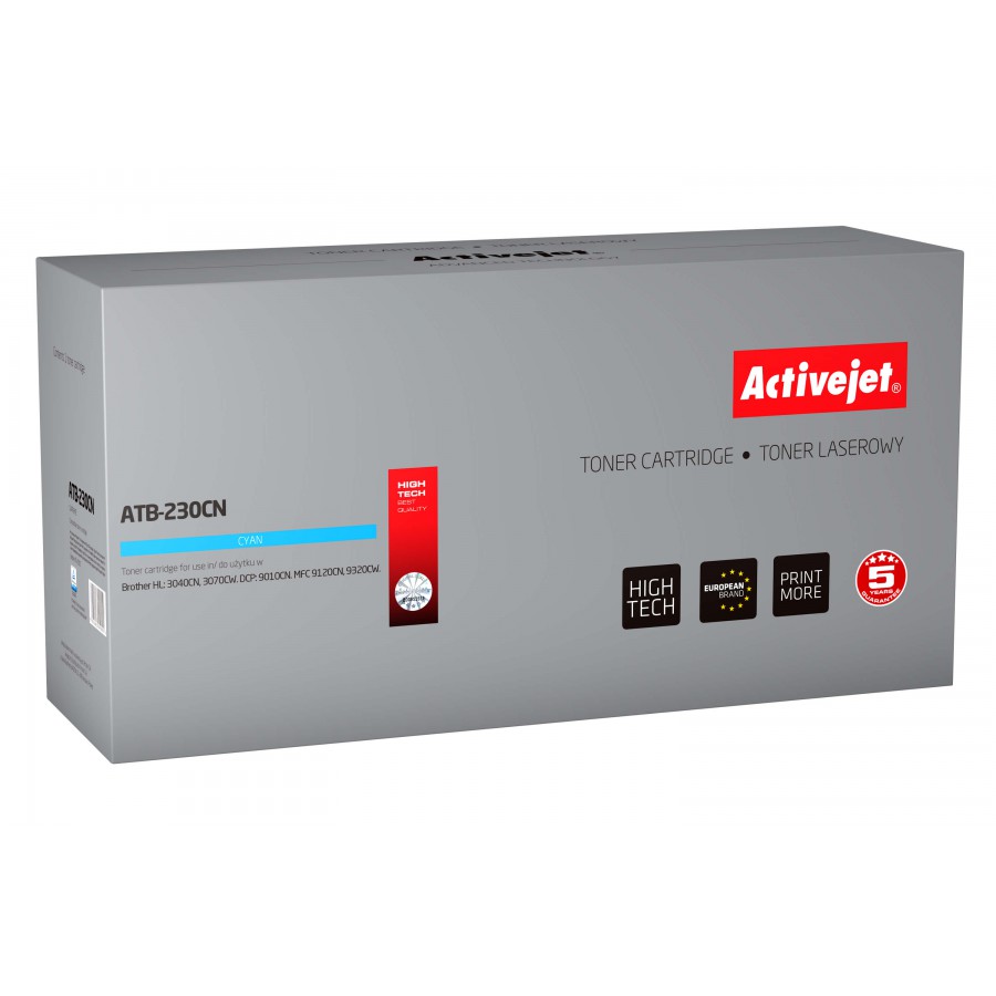 Activejet ATB-230cn Toner Laserowy Do Drukarki Brother Zamiennik Tn230c 1400stron