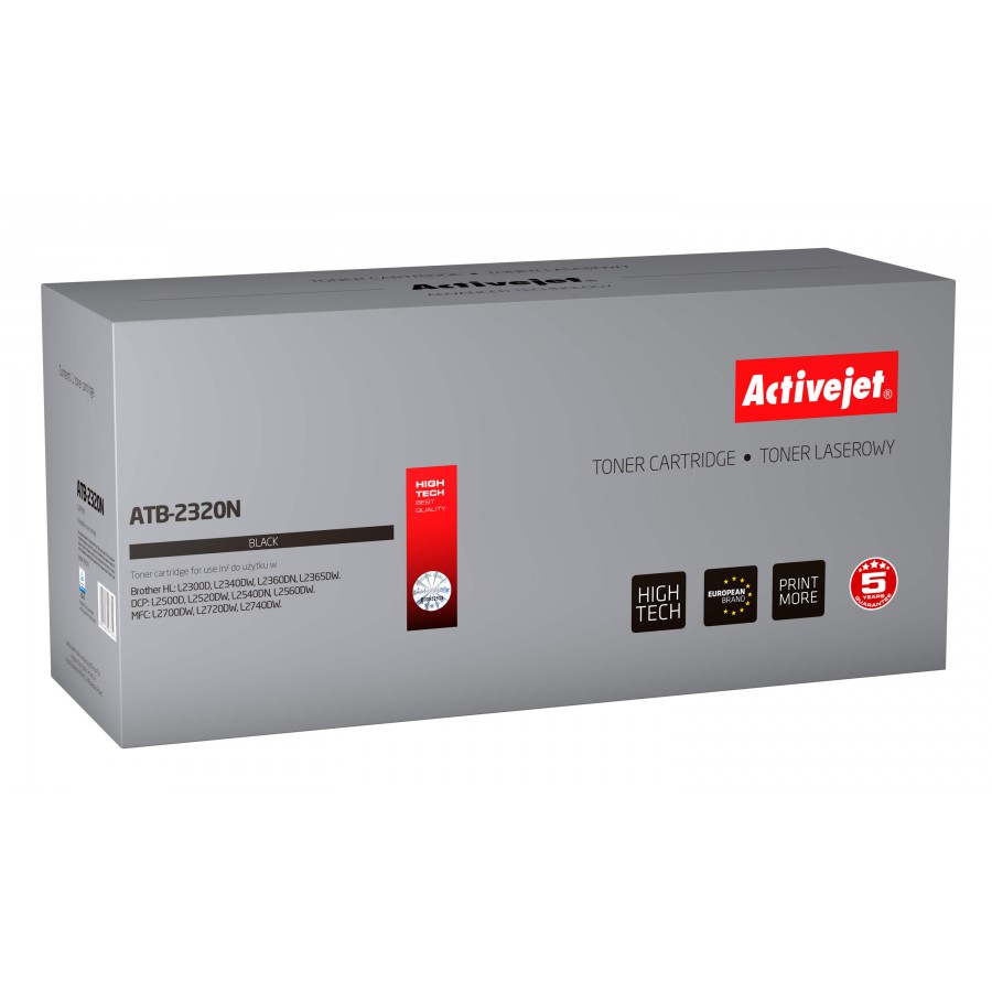 Activejet ATB-2320n Toner Do Drukarki Brother Zamiennik TN-2320 2600stron