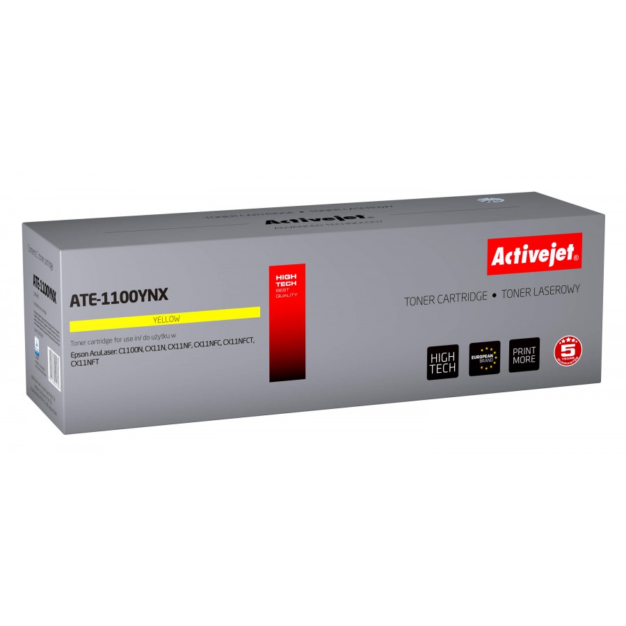 Activejet ATE-1100ynx Toner Laserowy Do Drukarki Epson Zamiennik C13s050187 4000stron