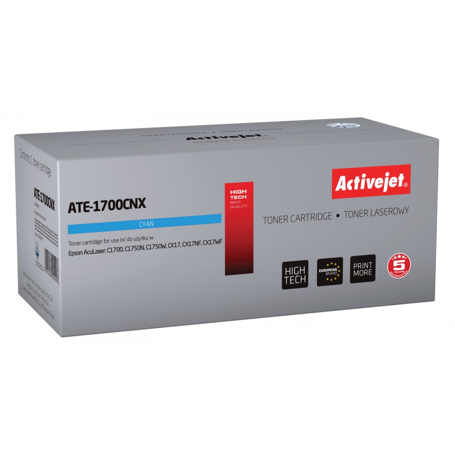 Activejet ATE-1700cnx Toner Laserowy Do Drukarki Epson Zamiennik C13s050613 1400stron