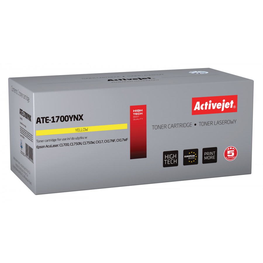 Activejet ATE-1700ynx Toner Laserowy Do Drukarki Epson Zamiennik C13s050611 1400stron