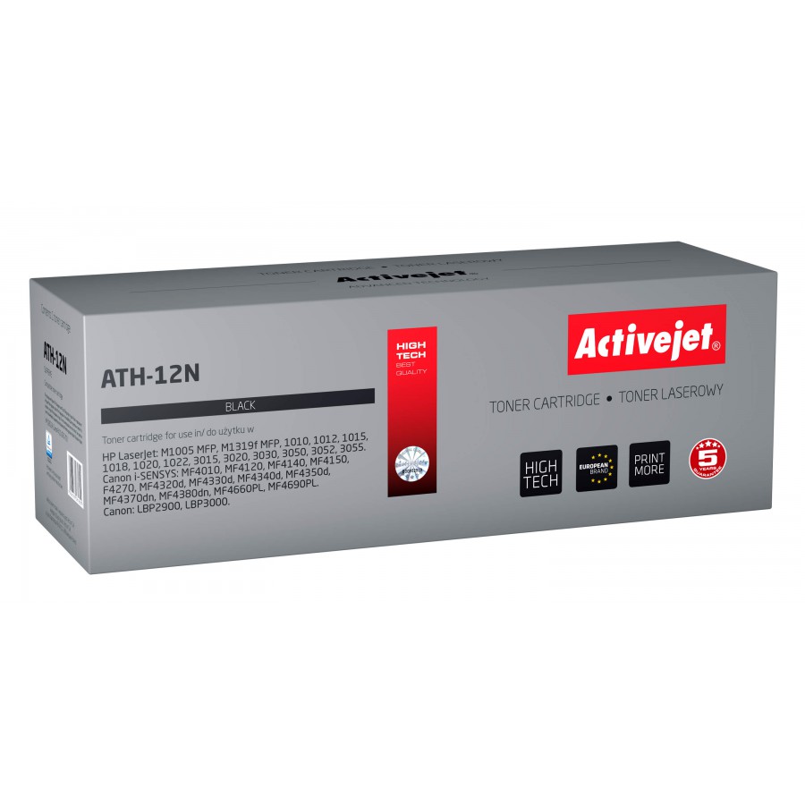 ActiveJet ATH-12N czarny toner do drukarki laserowej HP zamiennik 12A Q2612A 2300stron