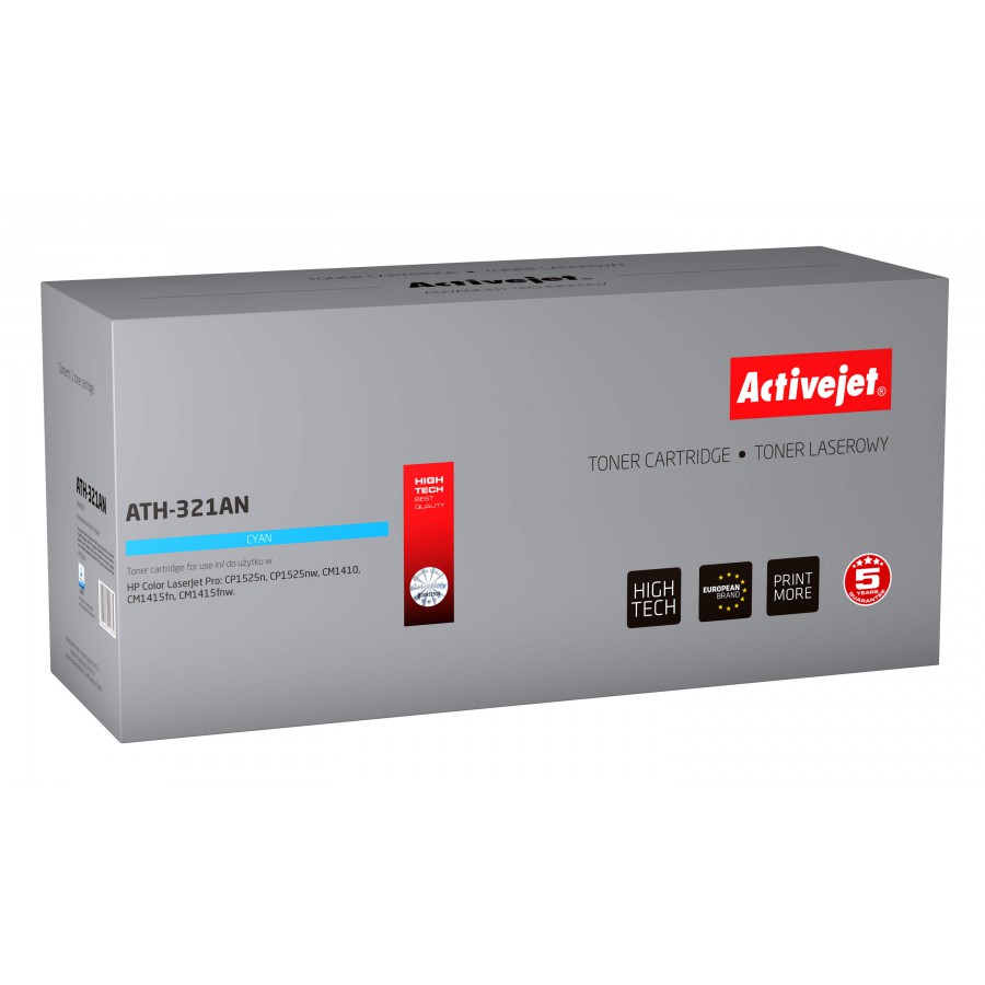 Toner Activejet ATH-321AN zamiennik HP 128A CE321A 1300str. niebieski