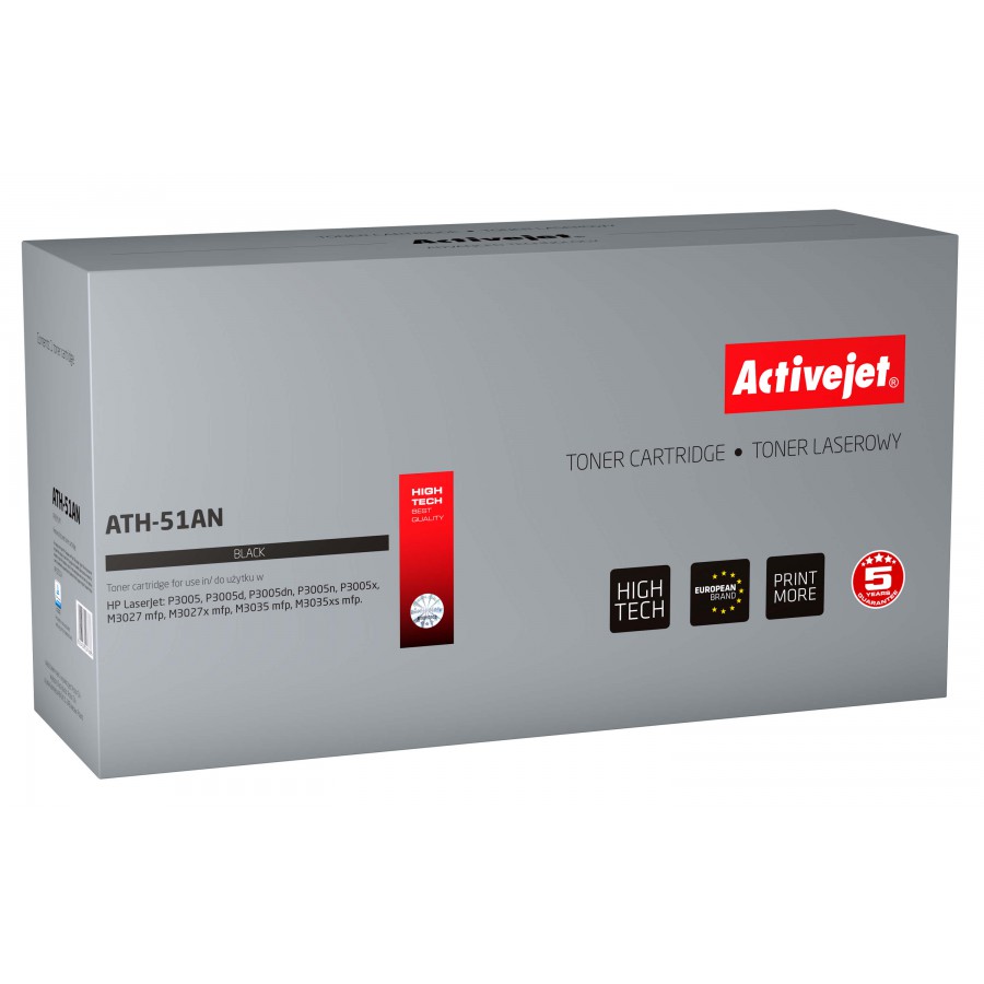 ActiveJet ATH-51AN toner laserowy do drukarki HP zamiennik Q7551A 6500stron