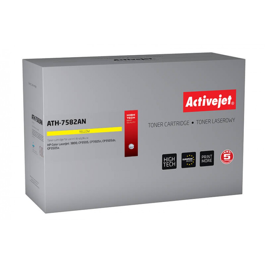 ActiveJet ATH-7582AN toner laserowy do drukarki HP zamiennik Q7582A 6000stron