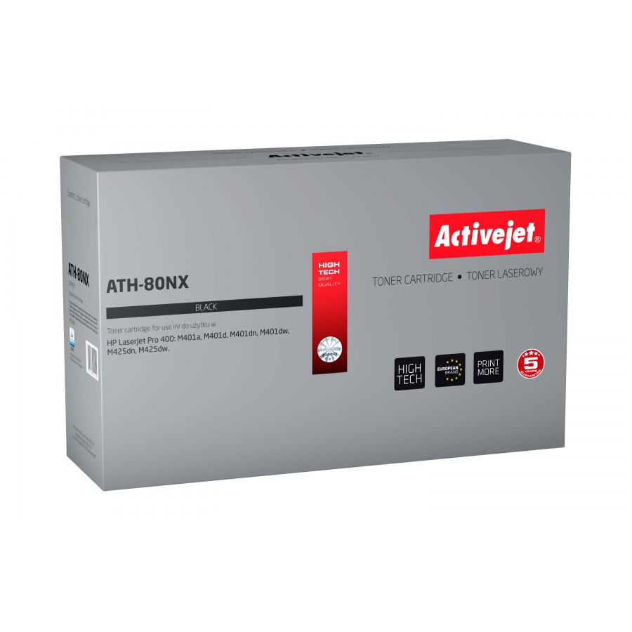 ActiveJet ATH-80NX toner czarny do drukarki HP zamiennik CF280X 6900stron