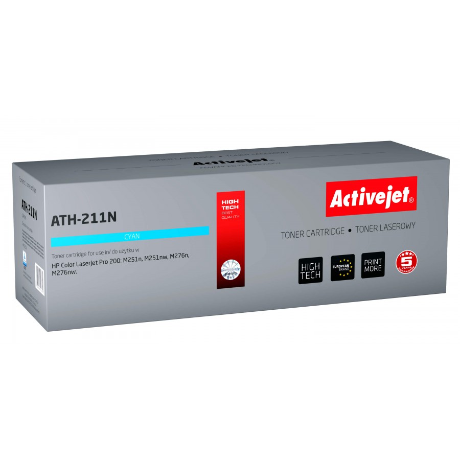 ActiveJet ATH-211N cyan toner do drukarki laserowej HP zamiennik 131A CF211A 1800stron