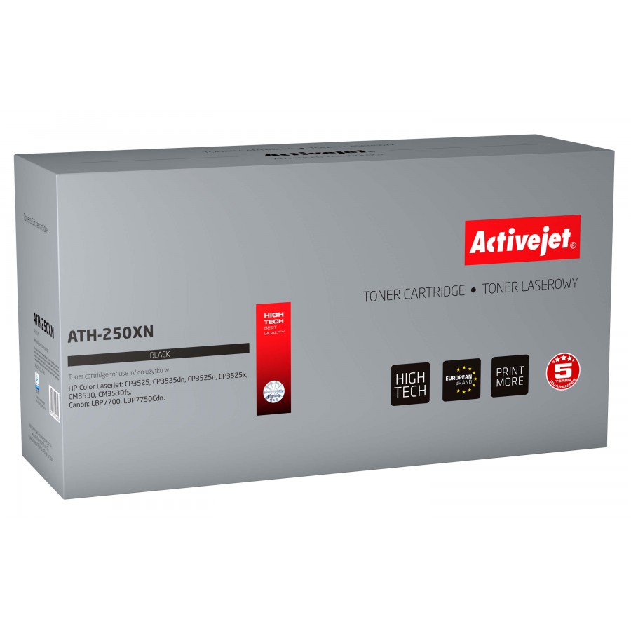 Activejet ATH-250xn Toner Laserowy Do Drukarki HP Zamiennik Ce250x 10500stron