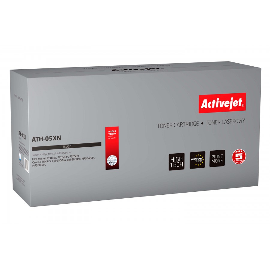 Activejet ATH-05xn Czarny Toner Do Drukarki Laserowej HP Zamiennik 05x Ce505x 6500stron