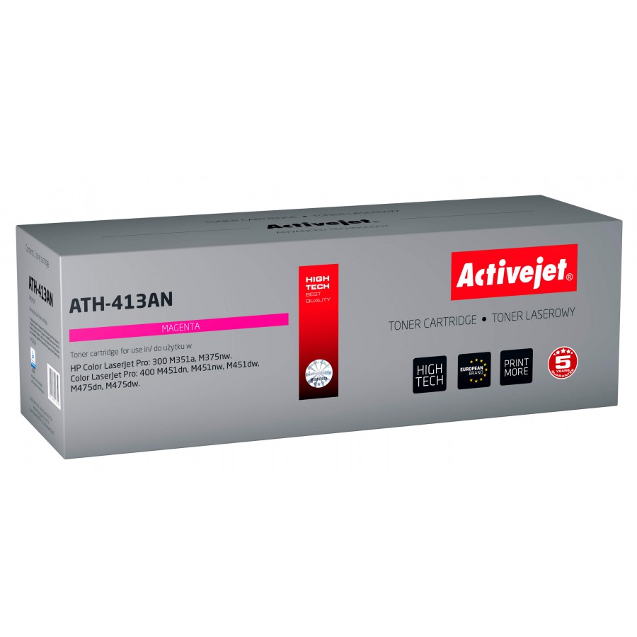 Activejet ATH-413an Toner Magenta Do Drukarki Laserowej HP Zamiennik 305a Ce413a