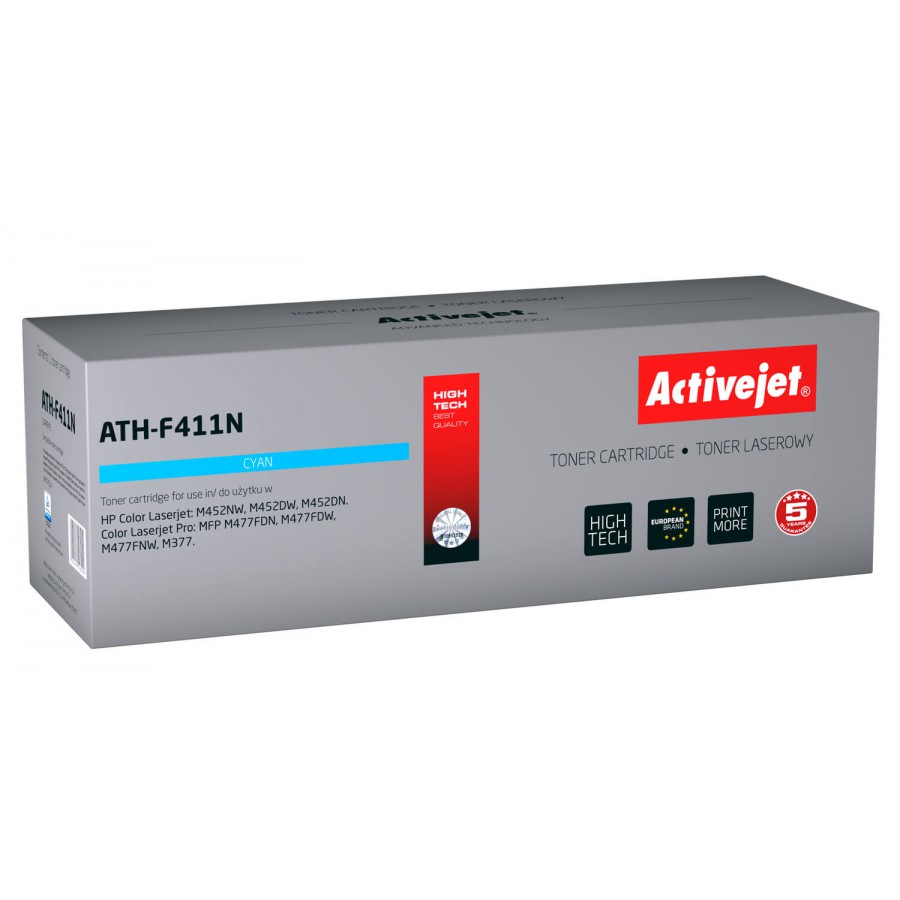 Toner Activejet ATH-F411N zamiennik HP 410A CF411A 2300str. niebieski