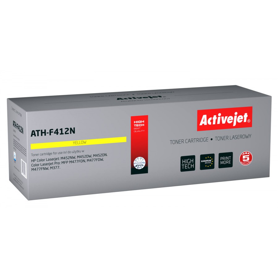 Toner Activejet ATH-F412N zamiennik HP 410A CF412A 2300str. żółty