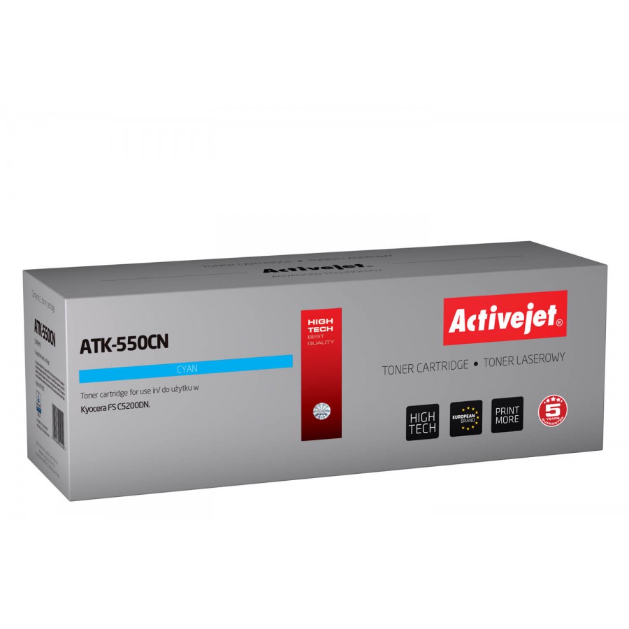 ActiveJet ATK-550CN toner laserowy do drukarki Kyocera zamiennik TK-550C 6000stron