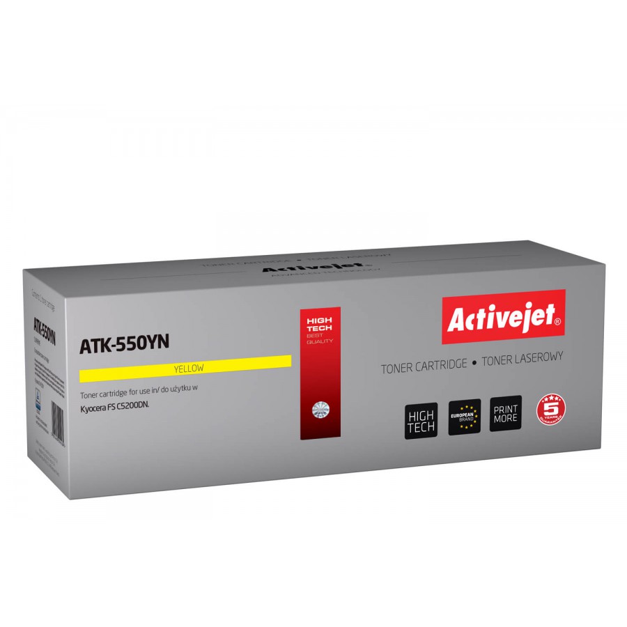 ActiveJet ATK-550YN toner laserowy do drukarki Kyocera zamiennik TK-550Y 6000stron