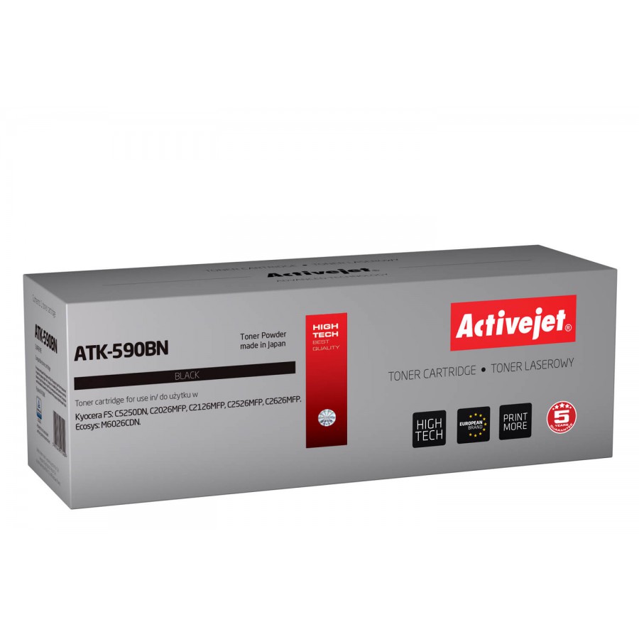 Activejet ATK-590bn Toner Do Drukarki Laserowej Kyocera Zaminennik TK-590bk 7000stron