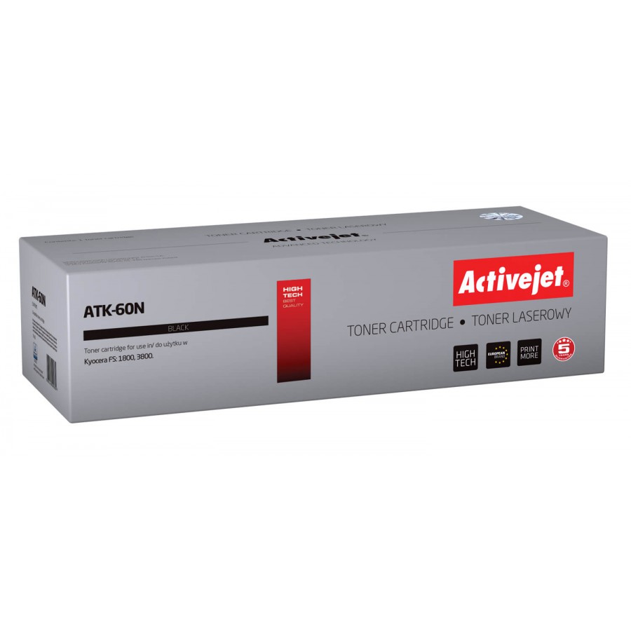 Activejet ATK-60n Toner Black Do Drukarki Laserowej Kyocera Zamiennik TK-60 20000stron