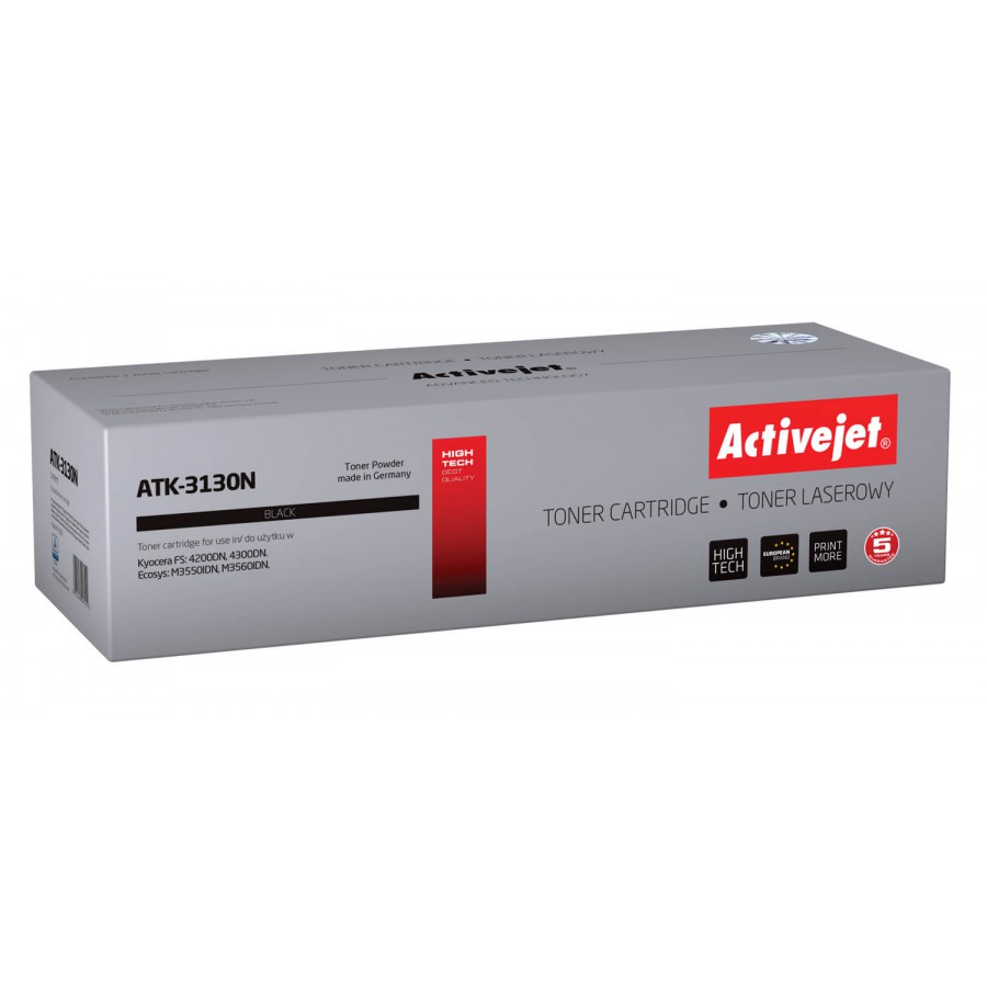 Activejet ATK-3130n Toner Black Do Drukarki Kyocera Zamiennik Kyocera TK-3130 25000stron