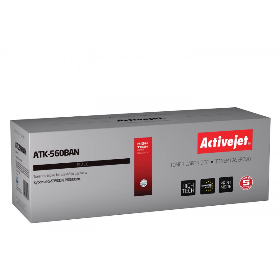 Activejet ATK-560ban Toner Black Do Drukarki Kyocera Zamiennik TK-560k 12000stron