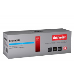 Toner Activejet ATK-580CN zamiennik Kyocera TK-580C 2800str. niebieski