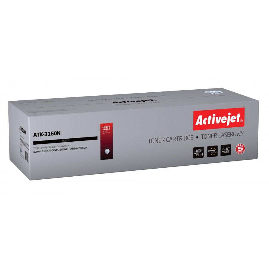 Toner Activejet ATK-3160N zamiennik Kyocera TK-3160 12500str. czarny