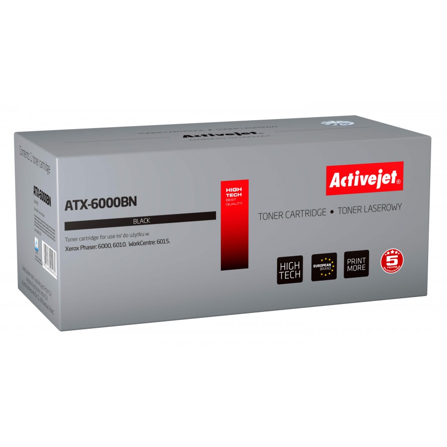 Activejet ATX-6000bn Czarny Toner Do Drukarki Laserowej Xerox Zamiennik 106r01634 2000stron