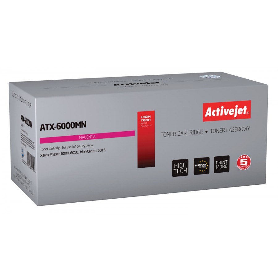 Activejet ATX-6000mn Magenta Toner Do Drukarki Laserowej Xerox Zamiennik 106r01632 1000stron